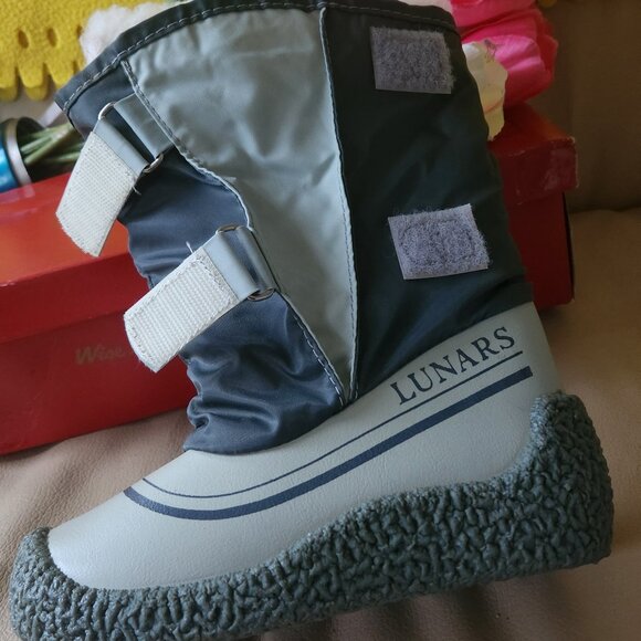 S12 New Lunars moon boots velcro closure furry removable lining crepe-like sole - Picture 4 of 6